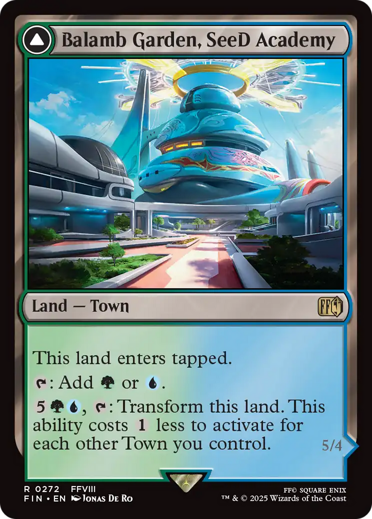 Balamb Garden, SeeD Academy // Balamb Garden, Airborne (FIN-272) - FINAL FANTASY Foil - Poke-Collect