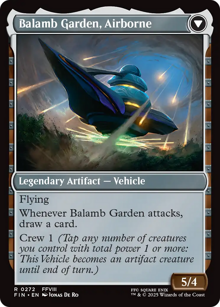 Balamb Garden, SeeD Academy // Balamb Garden, Airborne (FIN-272) - FINAL FANTASY - Poke-Collect