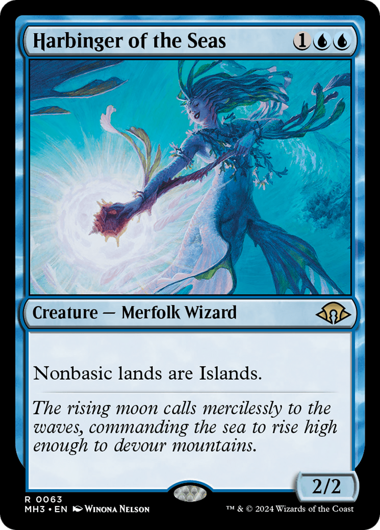 Harbinger of the Seas (MH3-063) - Modern Horizons 3 Foil - Poke-Collect