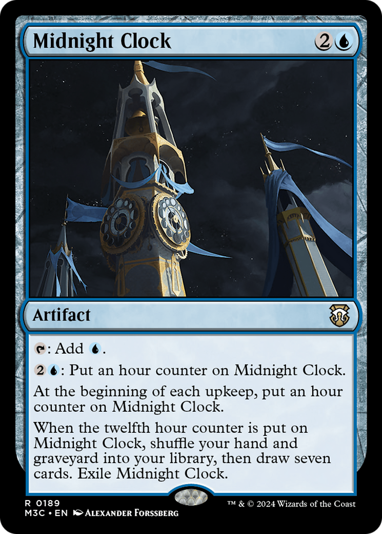 Midnight Clock (M3C-189) - Modern Horizons 3 Commander - Poke-Collect