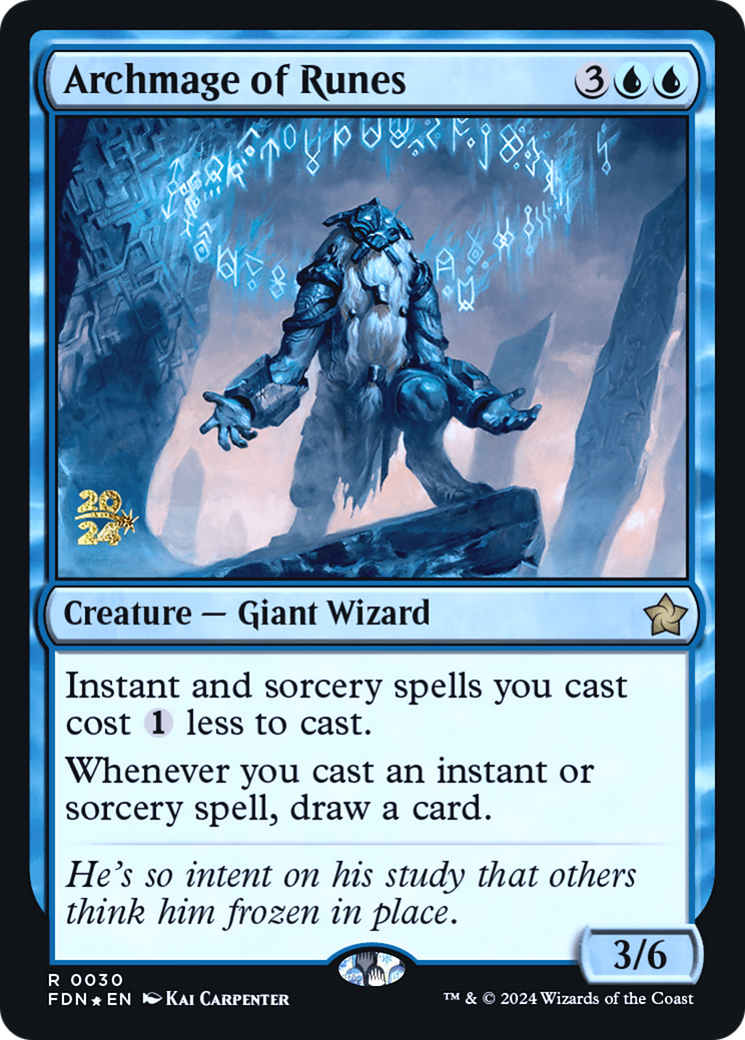 Archmage of Runes (PRE-030) - Foundations Promos Foil - Poke-Collect