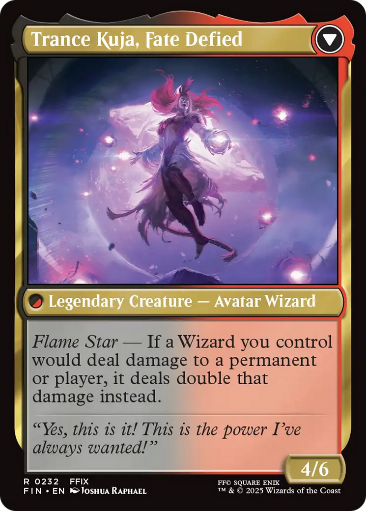 Kuja, Genome Sorcerer // Trance Kuja, Fate Defied (FIN-232) - FINAL FANTASY Foil - Poke-Collect