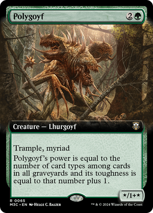 Polygoyf (M3C-065) - Modern Horizons 3 Commander: (Extended Art) - Poke-Collect
