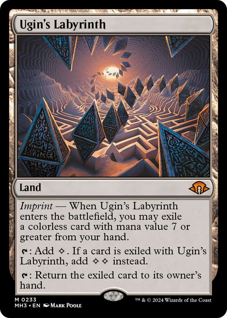 Ugin's Labyrinth (MH3-233) - Modern Horizons 3 Foil - Poke-Collect
