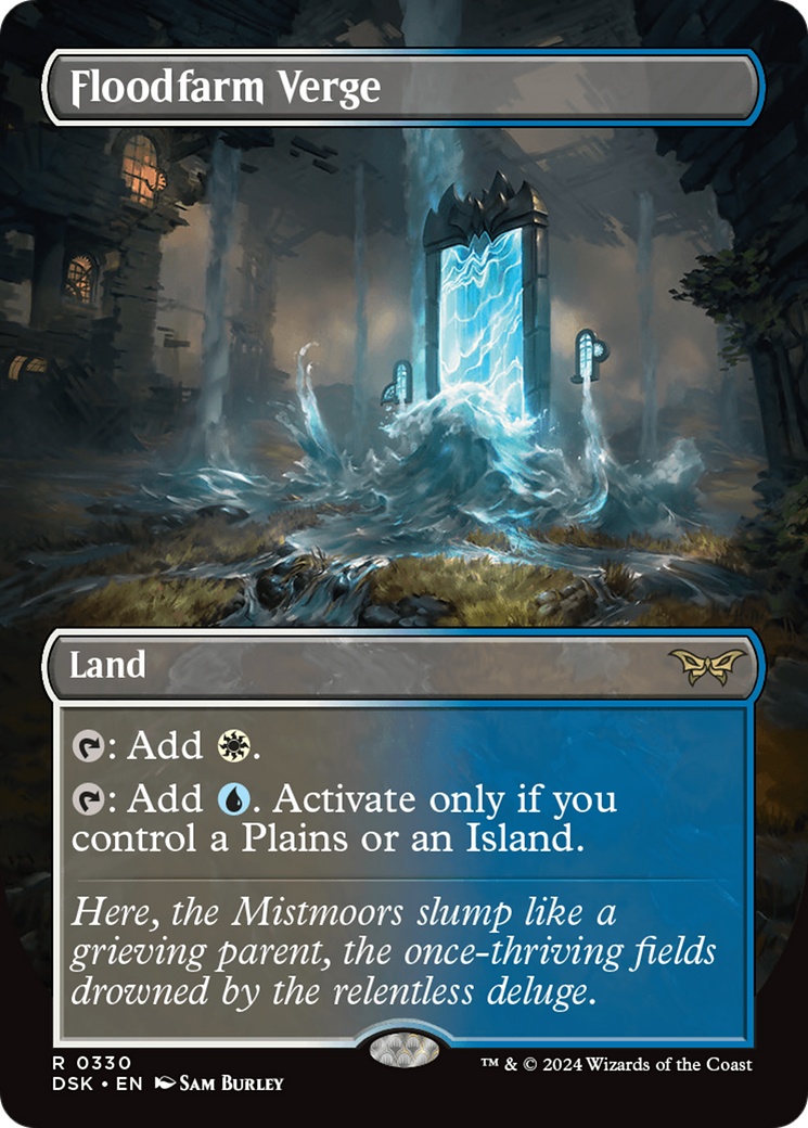 Floodfarm Verge (DSK-330) - Duskmourn: House of Horror (Borderless) Foil - Poke-Collect