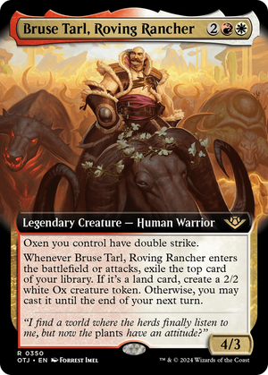 Bruse Tarl, Roving Rancher (OTJ-350) - Outlaws of Thunder Junction: (Extended Art) Foil - Poke-Collect