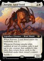 Fortune, Loyal Steed (OTJ-313) - Outlaws of Thunder Junction: (Extended Art) - Poke-Collect