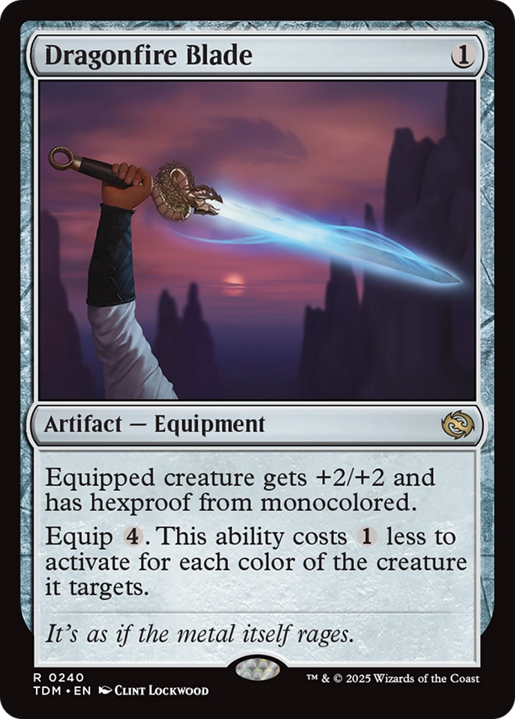 Dragonfire Blade (TDM-240) - Tarkir: Dragonstorm - Poke-Collect