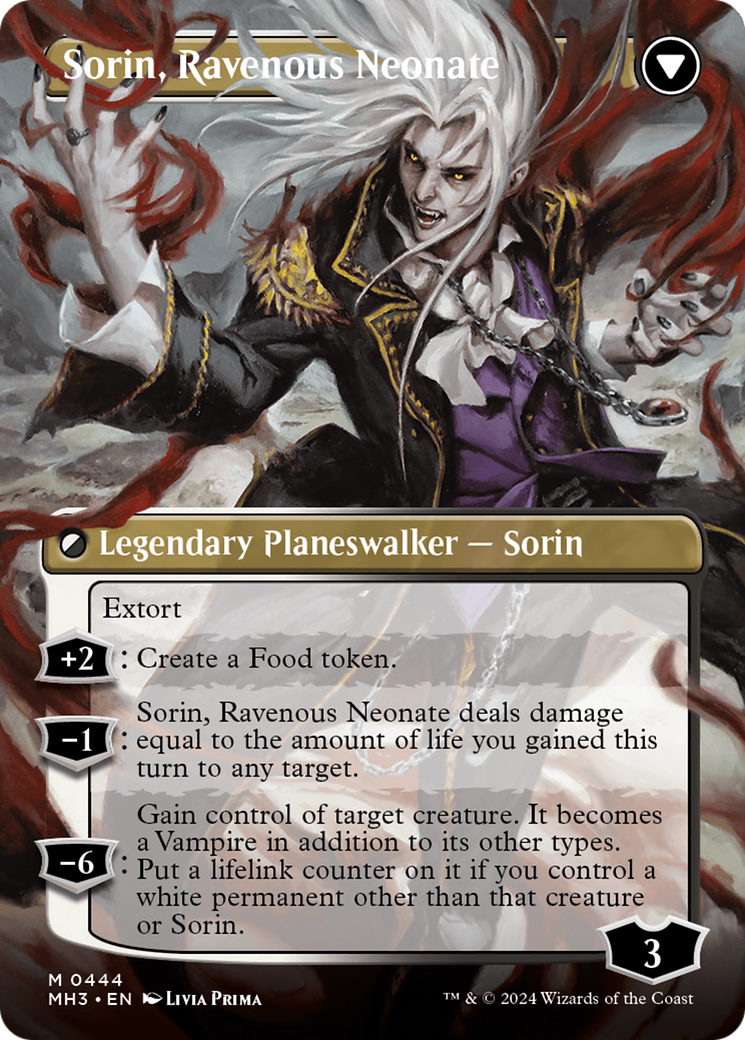 Sorin of House Markov (Borderless) (MH3-444) - Modern Horizons 3 (Borderless) - Poke-Collect