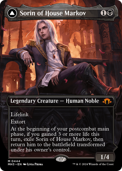 Sorin of House Markov (Borderless) (MH3-444) - Modern Horizons 3 (Borderless) - Poke-Collect
