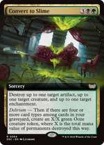 Convert to Slime (DSC-064) - Duskmourn: House of Horror Commander: (Extended Art) - Poke-Collect