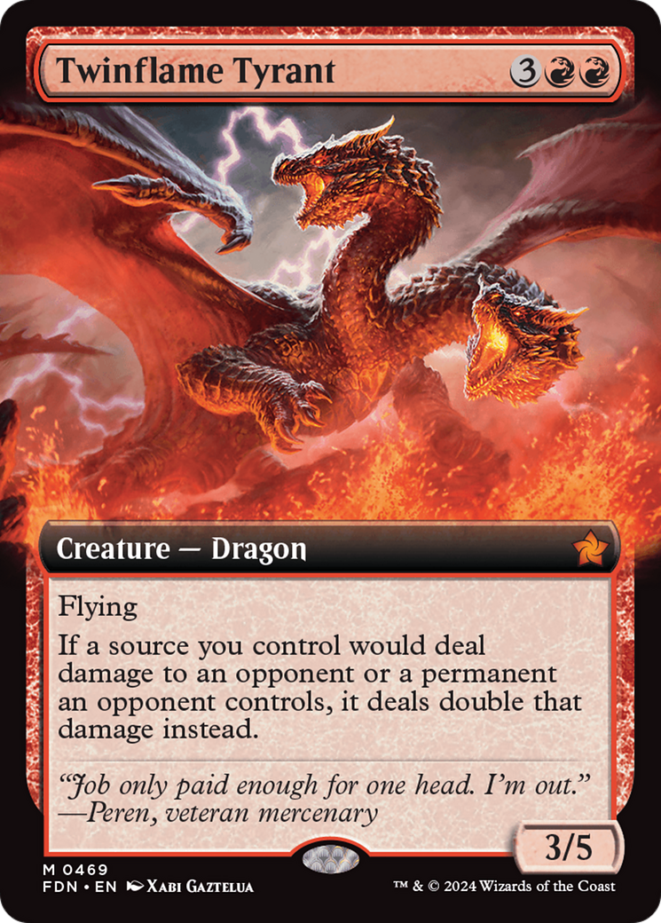 Twinflame Tyrant (FDN-469) - Foundations: (Extended Art) - Poke-Collect