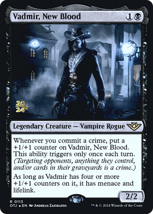 Vadmir, New Blood (PRE-113) - Outlaws of Thunder Junction Promos Foil - Poke-Collect