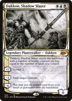 Dakkon, Shadow Slayer (MH2-363) - Modern Horizons 2: (Showcase) Foil - Poke-Collect