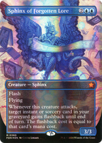 Sphinx of Forgotten Lore (FDN-380) - Foundations (Borderless) Foil - Poke-Collect