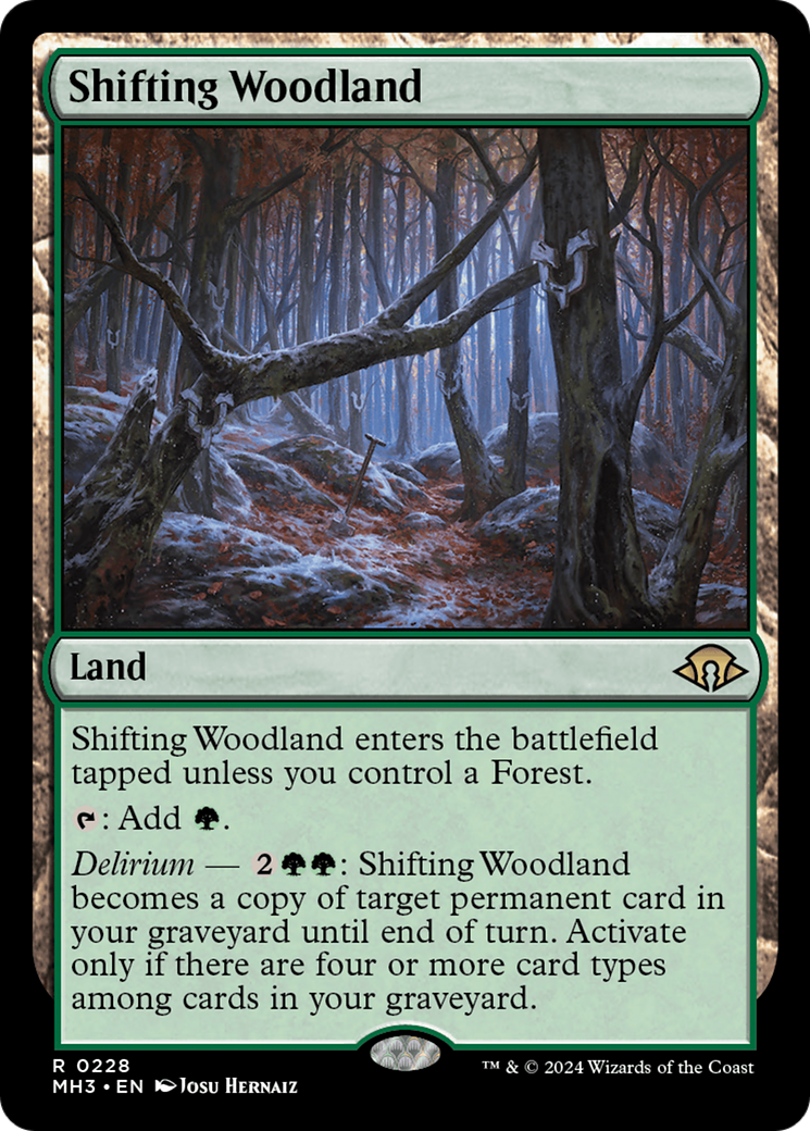 Shifting Woodland (MH3-228) - Modern Horizons 3 Foil - Poke-Collect