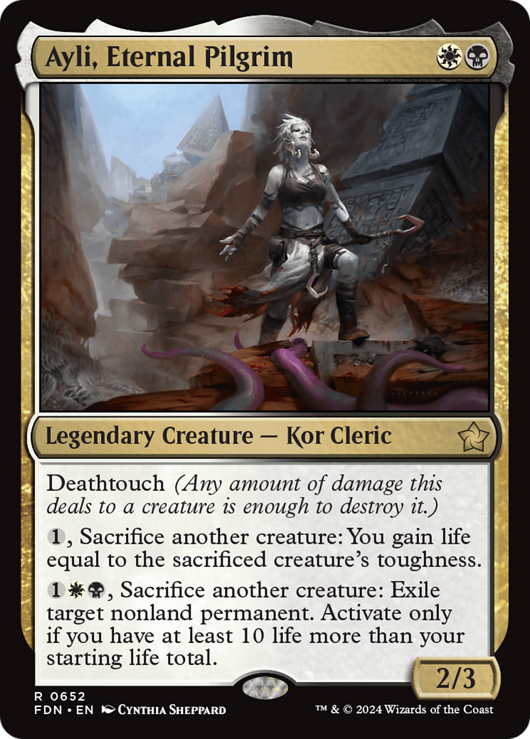 Ayli, Eternal Pilgrim (FDN-652) - Foundations - Poke-Collect