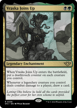 Vraska Joins Up (OTJ-236) - Outlaws of Thunder Junction Foil - Poke-Collect