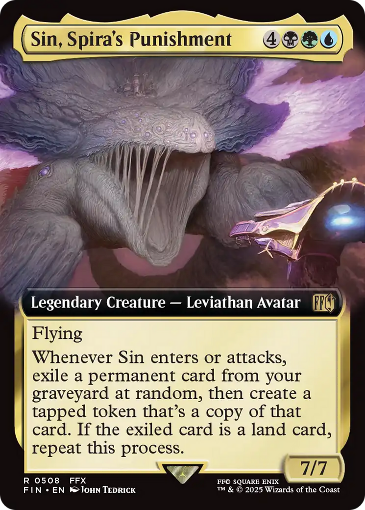 Sin, Spira's Punishment (FIN-508) - FINAL FANTASY: (Extended Art) Foil - Poke-Collect
