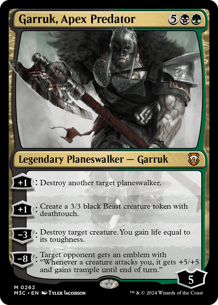 Garruk, Apex Predator (M3C-262) - Modern Horizons 3 Commander - Poke-Collect