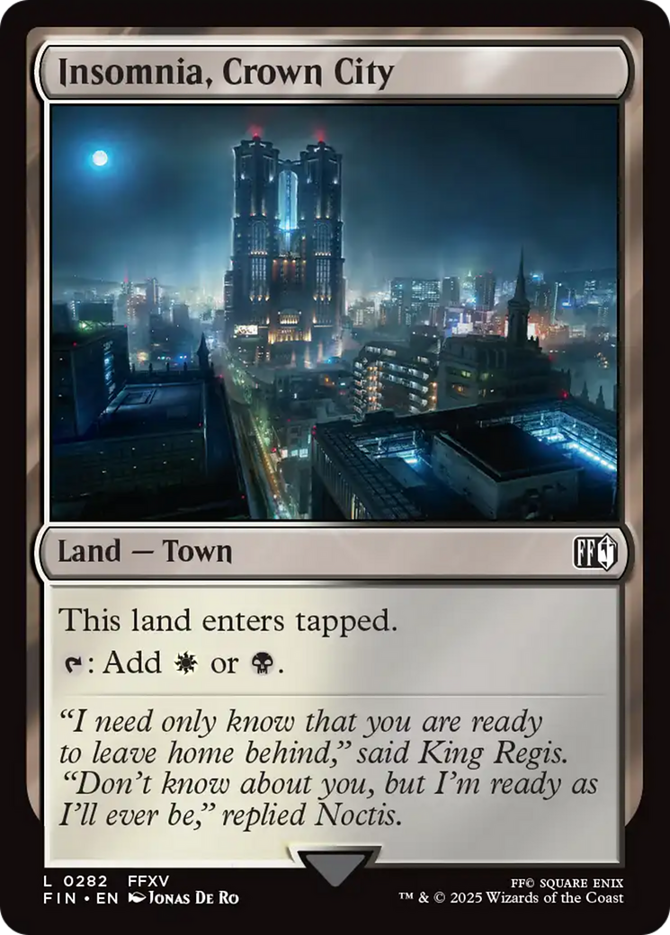 Insomnia, Crown City (FIN-282) - FINAL FANTASY Foil - Poke-Collect