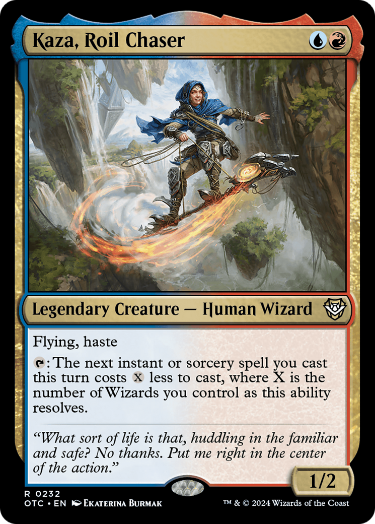 Kaza, Roil Chaser (OTC-232) - Outlaws of Thunder Junction Commander - Poke-Collect