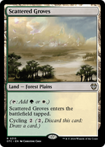 Scattered Groves (OTC-315) - Outlaws of Thunder Junction Commander - Poke-Collect