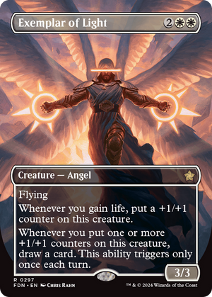 Exemplar of Light (FDN-297) - Foundations (Borderless) Foil - Poke-Collect