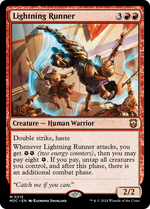 Lightning Runner (M3C-215) - Modern Horizons 3 Commander - Poke-Collect