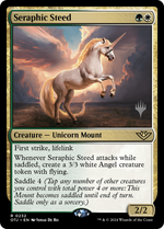 Seraphic Steed (PPOTJ-232) - Outlaws of Thunder Junction Promos Foil - Poke-Collect