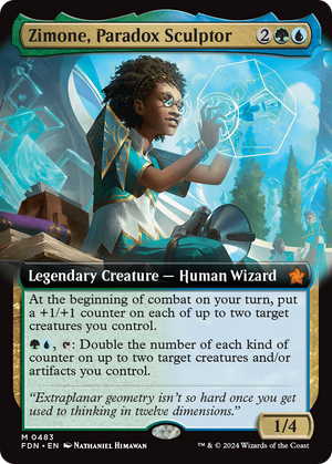 Zimone, Paradox Sculptor (FDN-483) - Foundations: (Extended Art) - Poke-Collect