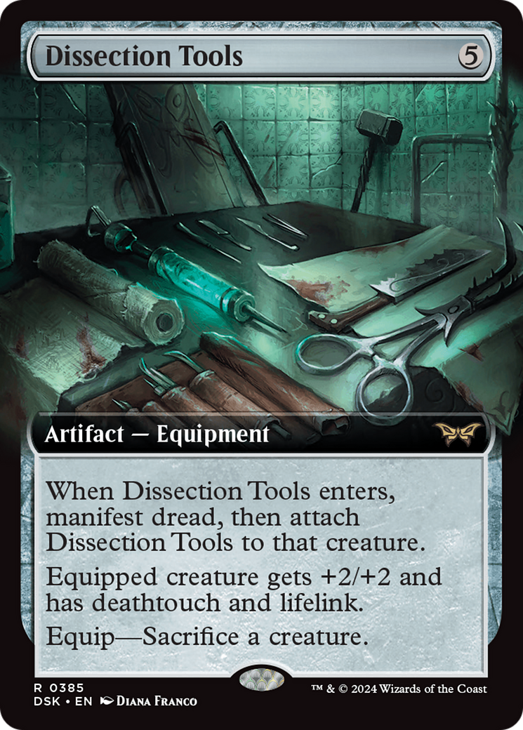 Dissection Tools (DSK-385) - Duskmourn: House of Horror: (Extended Art) Foil - Poke-Collect
