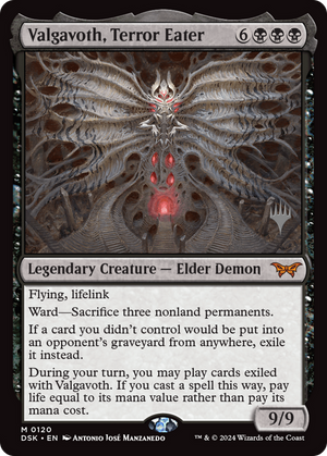 Valgavoth, Terror Eater (PPDSK-120) - Duskmourn: House of Horror Promos Foil - Poke-Collect