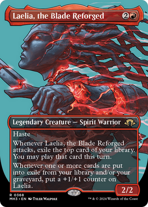 Laelia, the Blade Reforged (Borderless) (MH3-368) - Modern Horizons 3 (Borderless) - Poke-Collect