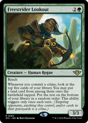 Freestrider Lookout (PPOTJ-163) - Outlaws of Thunder Junction Promos Foil - Poke-Collect