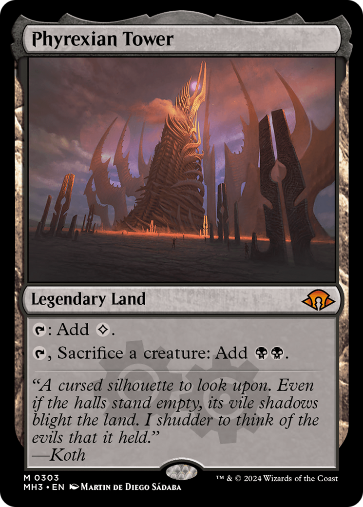 Phyrexian Tower (MH3-303) - Modern Horizons 3 Foil - Poke-Collect