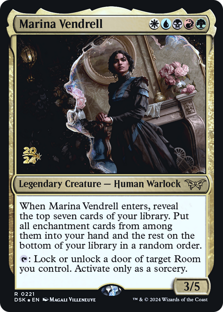 Marina Vendrell (PRE-221) - Duskmourn: House of Horror Promos Foil - Poke-Collect