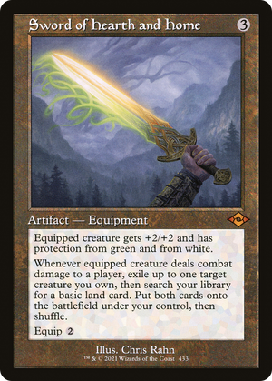 Sword of Hearth and Home (MH2-433) - Modern Horizons 2 Etched Foil - Poke-Collect