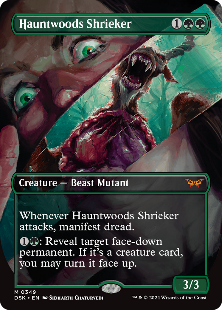 Hauntwoods Shrieker (DSK-349) - Duskmourn: House of Horror (Borderless) - Poke-Collect