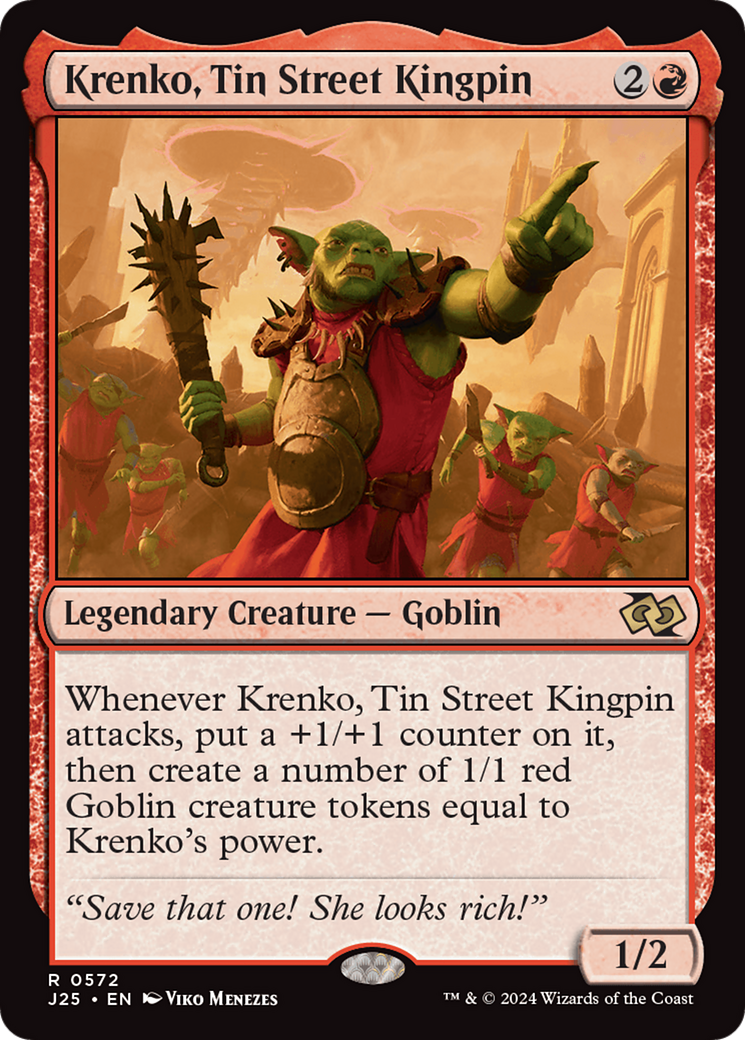 Krenko, Tin Street Kingpin (J25-572) - Foundations Jumpstart - Poke-Collect