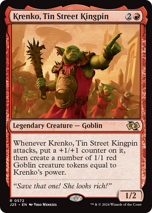 Krenko, Tin Street Kingpin (J25-572) - Foundations Jumpstart - Poke-Collect