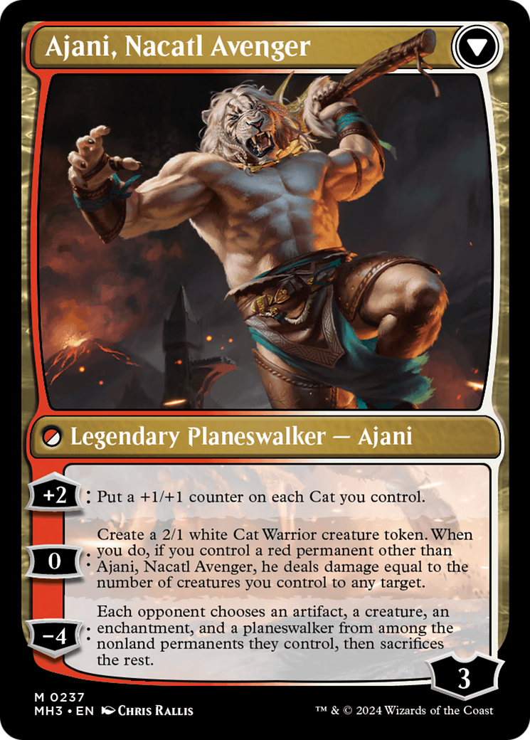 Ajani, Nacatl Pariah (MH3-237) - Modern Horizons 3 Foil - Poke-Collect