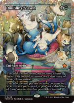 Doubling Season (FDN-438) - Foundations: (Showcase) Foil - Poke-Collect