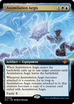Assimilation Aegis (OTJ-348) - Outlaws of Thunder Junction: (Extended Art) Foil - Poke-Collect