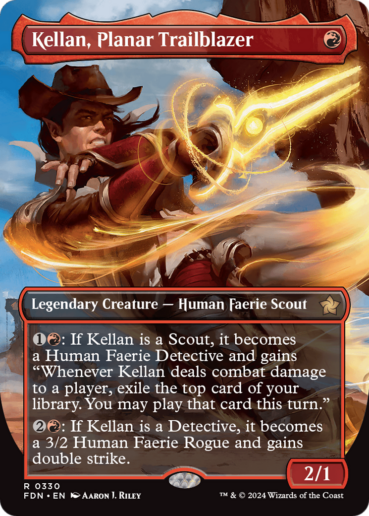 Kellan, Planar Trailblazer (FDN-330) - Foundations (Borderless) - Poke-Collect