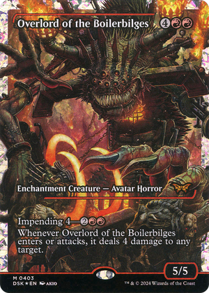 Overlord of the Boilerbilges (DSK-403) - Duskmourn: House of Horror: (Showcase) Foil - Poke-Collect