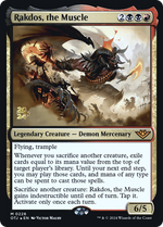 Rakdos, the Muscle (PRE-226) - Outlaws of Thunder Junction Promos Foil - Poke-Collect