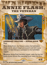 Annie Flash, the Veteran (OTJ-291) - Outlaws of Thunder Junction: (Showcase) (Borderless) Foil - Poke-Collect