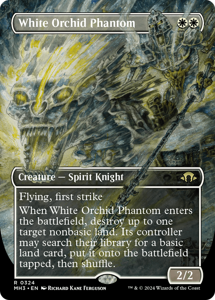 White Orchid Phantom (Borderless) (MH3-324) - Modern Horizons 3 (Borderless) - Poke-Collect