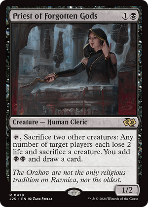 Priest of Forgotten Gods (J25-478) - Foundations Jumpstart - Poke-Collect